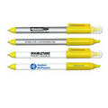 Double Up Double Ended Highlighter & Twist Action Ball Point Pen Combo